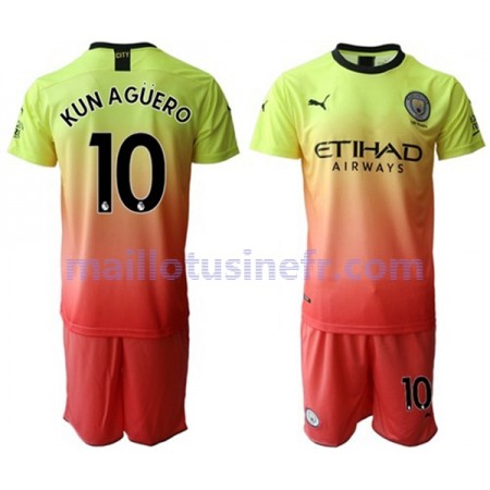 Maillot de Foot Manchester City Kun Agüero 10 Troisième 2019-20 - Enfant Maillot de Foot Manchester City Kun Agüero 10 Troisième 2019-20 - Enfant